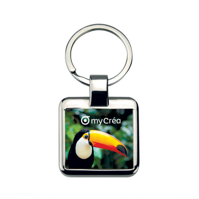 PORTE-CLÉS PERSONNALISÉ 'BIRETI' - métal