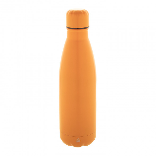 BOUTEILLE ACIER 790 ML PERSONNALISABLE 'BROUDO RECYCLE' - orange
