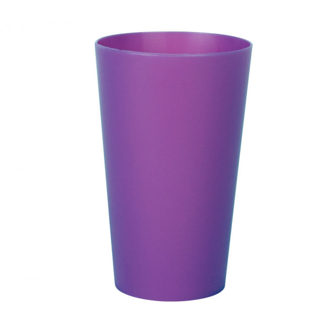 GOBELET PERSONNALISÉ RÉUTILISABLE 30 CL 'CUP' - violet