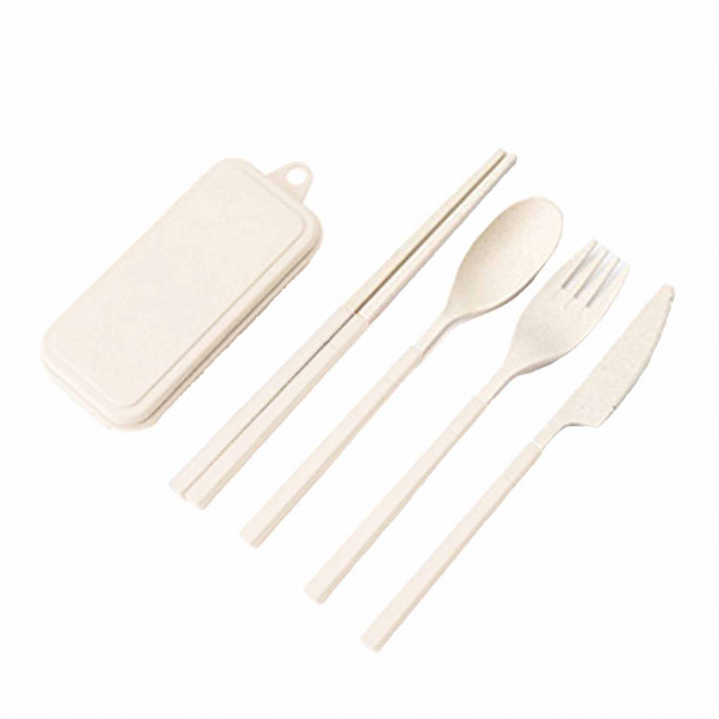 SET DE COUVERTS PERSONNALISABLE 'TRUDY' - beige