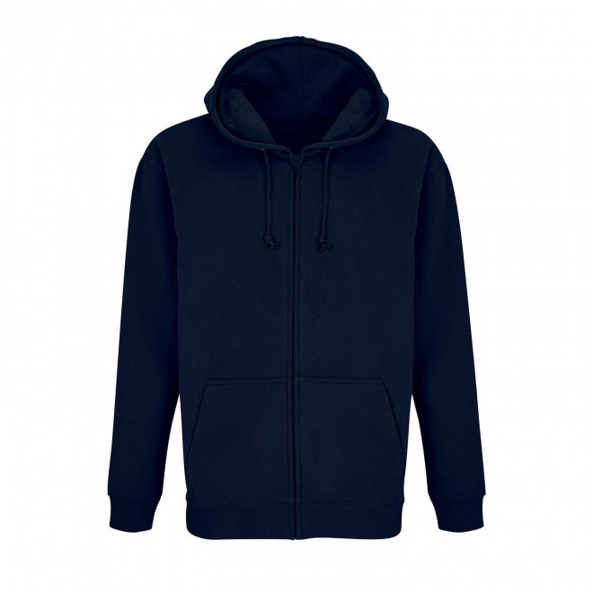 SWEAT ZIPPE PERSONNALISABLE CAPUCHE MIXTE 'CARTER' - french marine