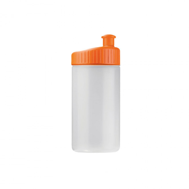 GOURDE DE SPORT PUBLICITAIRE 500ML TRANSLUCIDE 'TRAIL' - orange