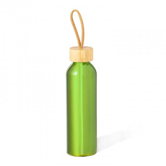 GOURDE PERSONNALISABLE EN ALUMINIUM RECYCLE 'CULOA' - vert