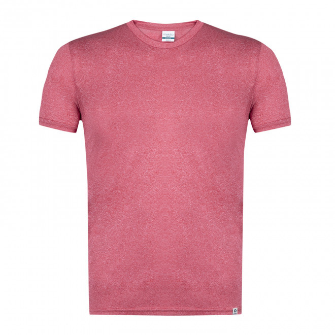 TEE-SHIRT SPORT PERSONNALISABLE 'TAGODA RPET CHINE' - rouge