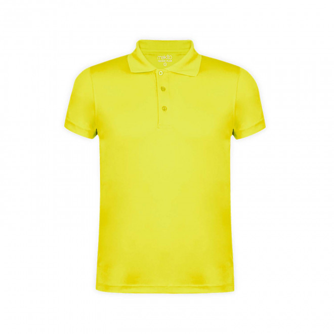 POLO SPORT MIXTE PERSONNALISABLE 'TAGODA' - jaune