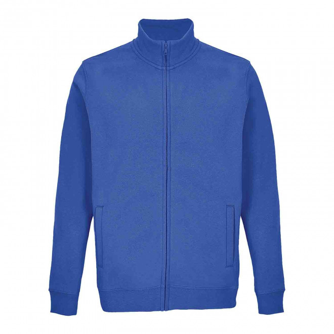 SWEAT ZIPPE PERSONNALISABLE MIXTE 'COOPER' - bleu royal