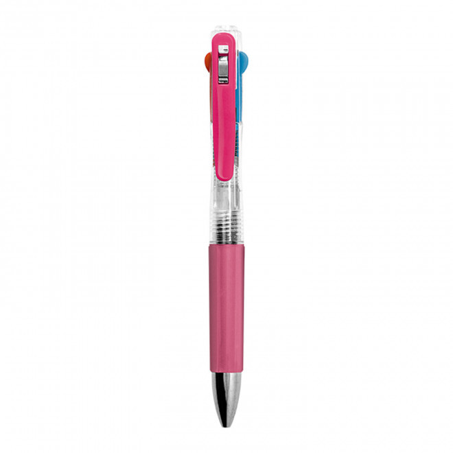 STYLO 3 COULEURS PERSONNALISABLE 'JENNY GHOST' - magenta
