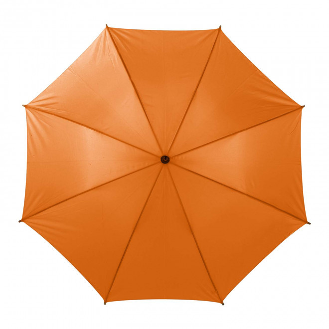 RAPIDE 4J - PARAPLUIE PUBLICITAIRE AUTOMATIQUE CANNE BOIS 'DUNDEE' - orange