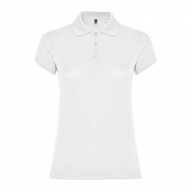 RAPIDE 4J - POLO PERSONNALISABLE MC FEMME 'STARLO' - blanc