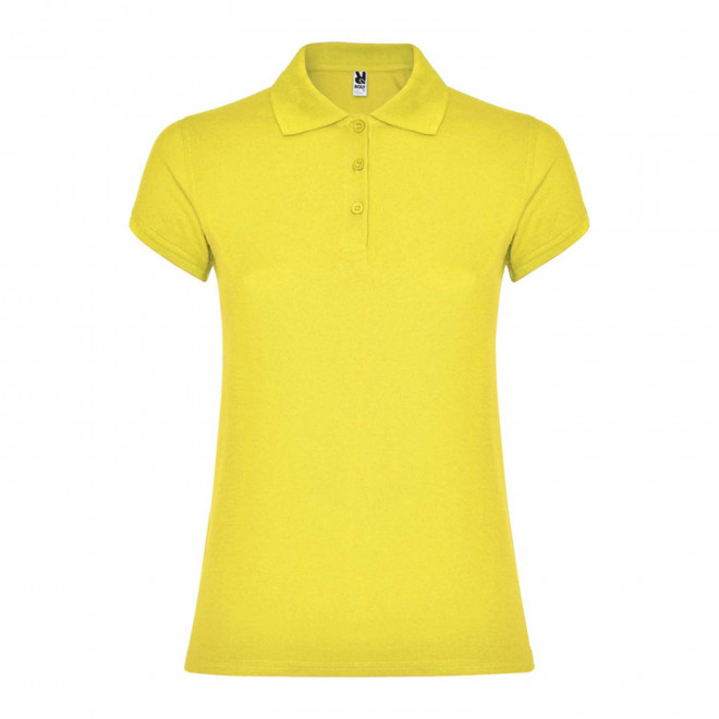 RAPIDE 4J - POLO PERSONNALISABLE MC FEMME 'STARLO' - jaune