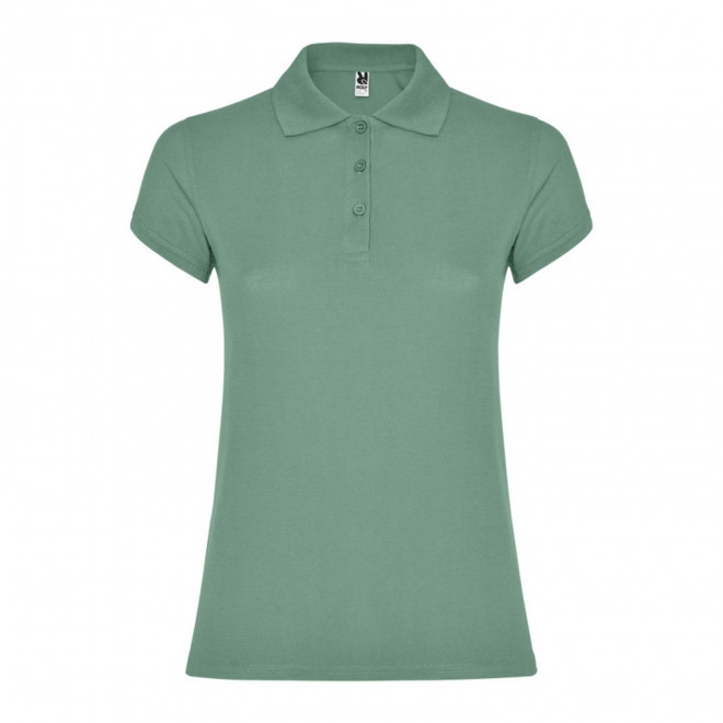 RAPIDE 4J - POLO PERSONNALISABLE MC FEMME 'STARLO' - vert menthe
