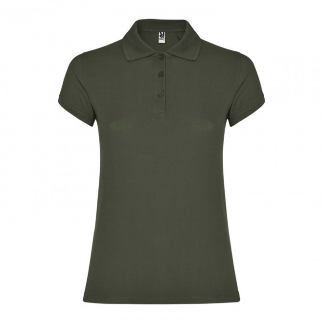 RAPIDE 4J - POLO PERSONNALISABLE MC FEMME 'STARLO' - vert kaki