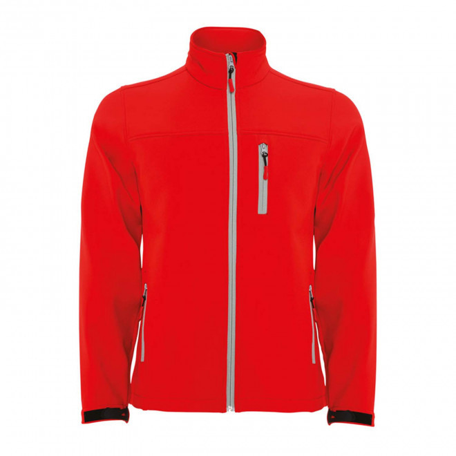 RAPIDE 4J - VESTE SOFTSHELL PERSONNALISABLE HOMME 'ANTARDIDA' - rouge