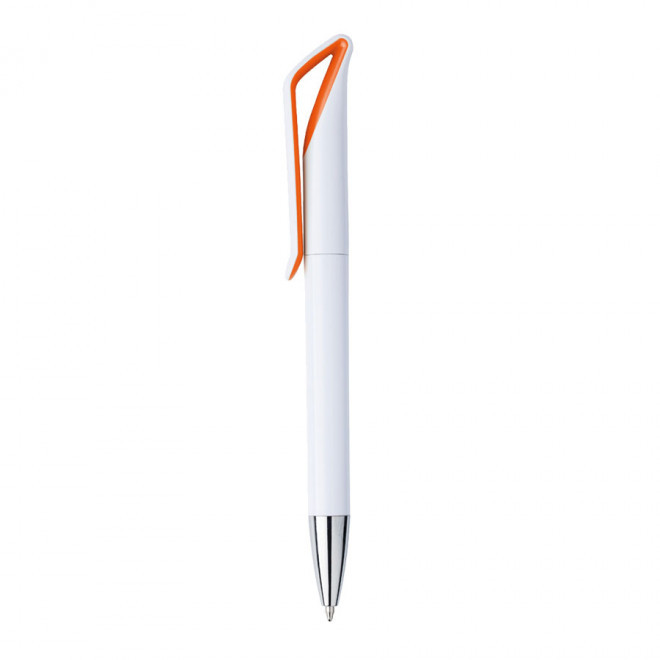 STYLO À BILLE PUBLICITAIRE 'DONATO' - orange/blanc