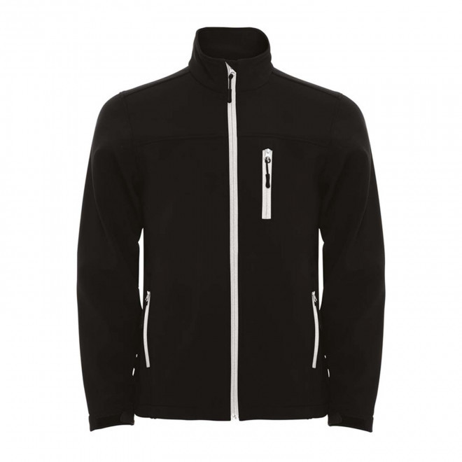 RAPIDE 4J - VESTE SOFTSHELL PERSONNALISABLE HOMME 'ANTARDIDA' - noir