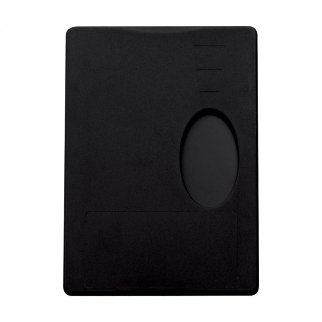 ETUI-CARTE RIGIDE PUBLICITAIRE 'LINZ' - noir