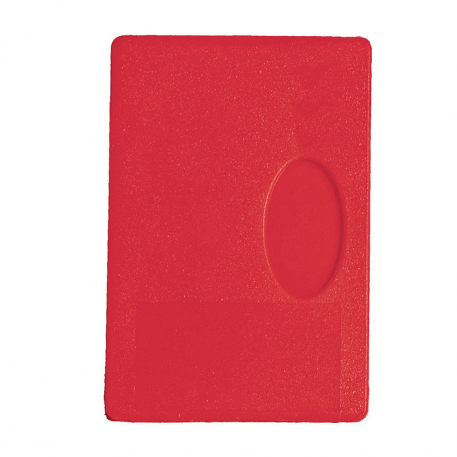 ETUI-CARTE RIGIDE PUBLICITAIRE 'LINZ' - rouge