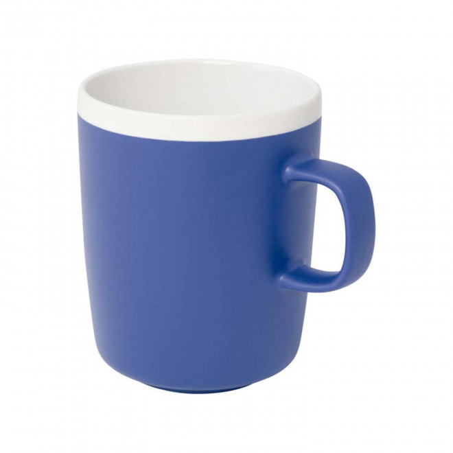 MUG CERAMIQUE PERSONNALISABLE MATE 350 ML 'LILA' - bleu royal