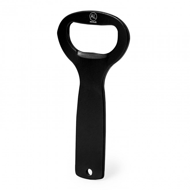 DECAPSULEUR PERSONNALISABLE EN METAL RECYCLE 'DRINKOU'  - noir