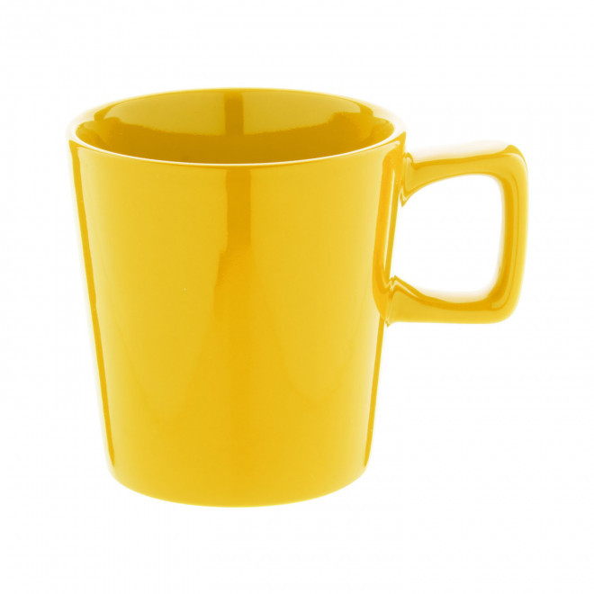 MUG CERAMIQUE PERSONNALISABLE 280 ML 'KERAMI' - jaune