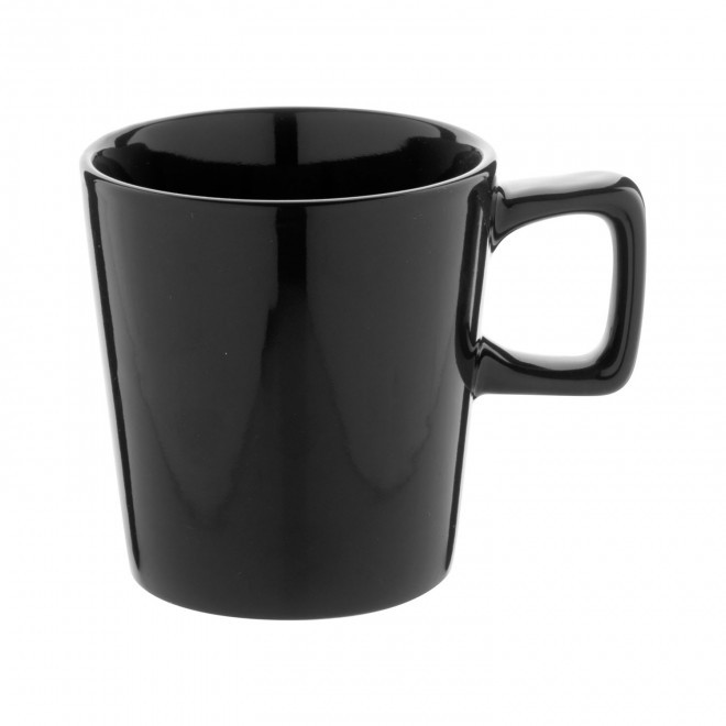MUG CERAMIQUE PERSONNALISABLE 280 ML 'KERAMI' - noir
