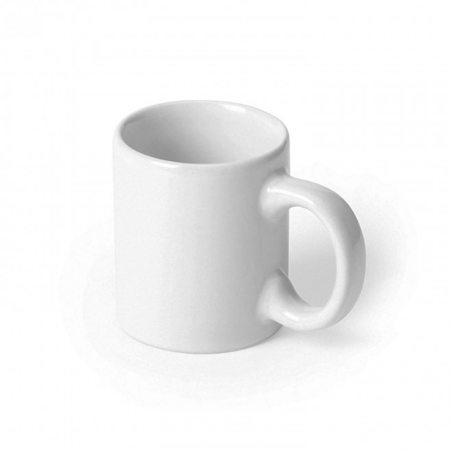 MUG BLANC PERSONNALISABLE 80 ML 'MANY' - blanc