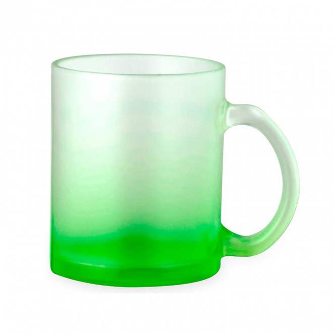 MUG VERRE PERSONNALISABLE SUBLIMATION 'MACIA' - vert