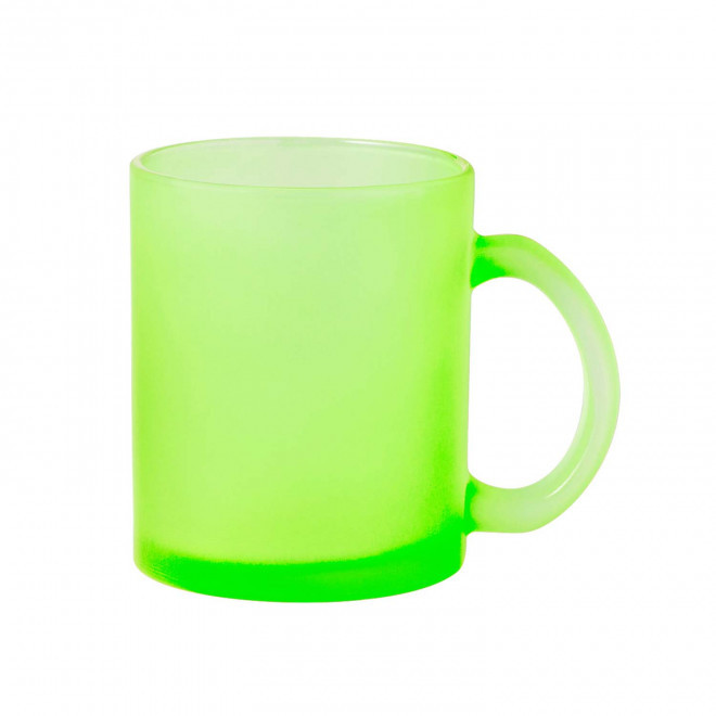 MUG VERRE PERSONNALISABLE SUBLIMATION 'RIMI' - vert clair