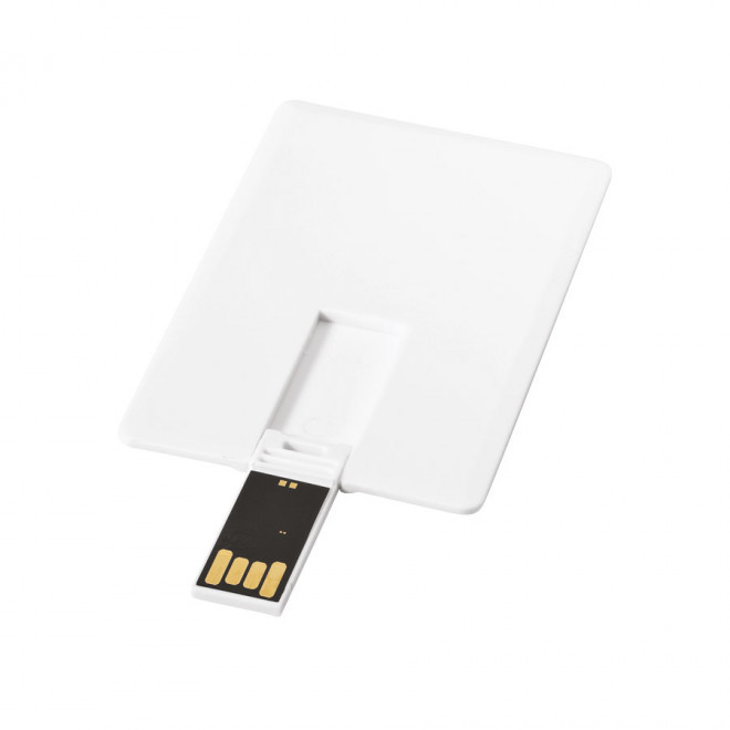 CLÉ USB PUBLICITAIRE 'CREDITO' QUADRI 2GO A 4GO - blanc