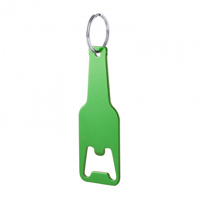 PORTE-CLE DECAPSULEUR PERSONNALISABLE 'BOTELLO' - vert