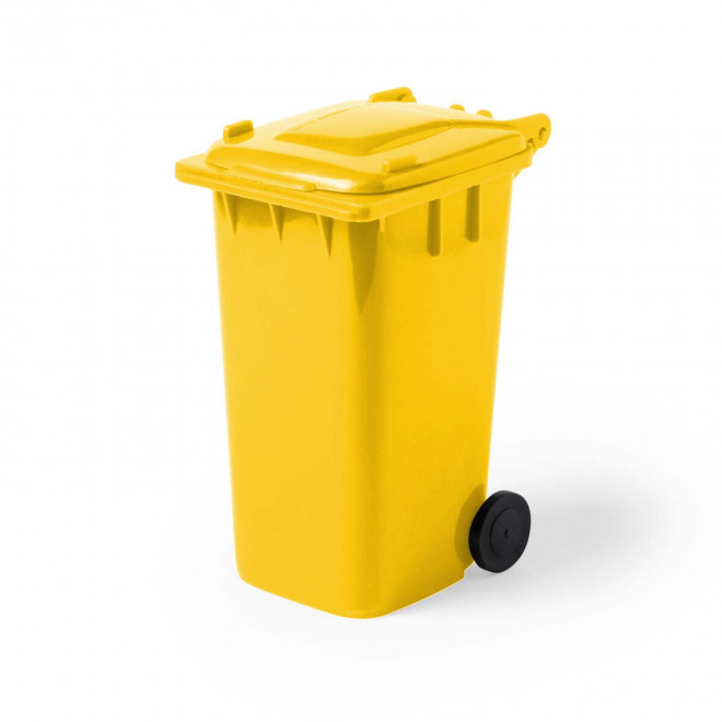 POT A CRAYONS PERSONNALISABLE 'BASURA' - jaune