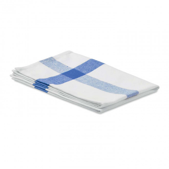 TORCHON CUISINE RECYCLE PERSONNALISABLE 'TEEPY' - bleu