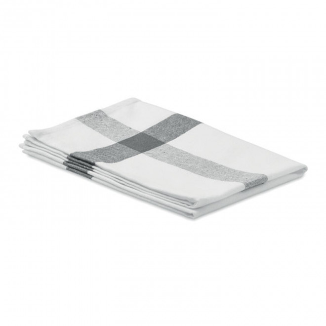 TORCHON CUISINE RECYCLE PERSONNALISABLE 'TEEPY' - gris