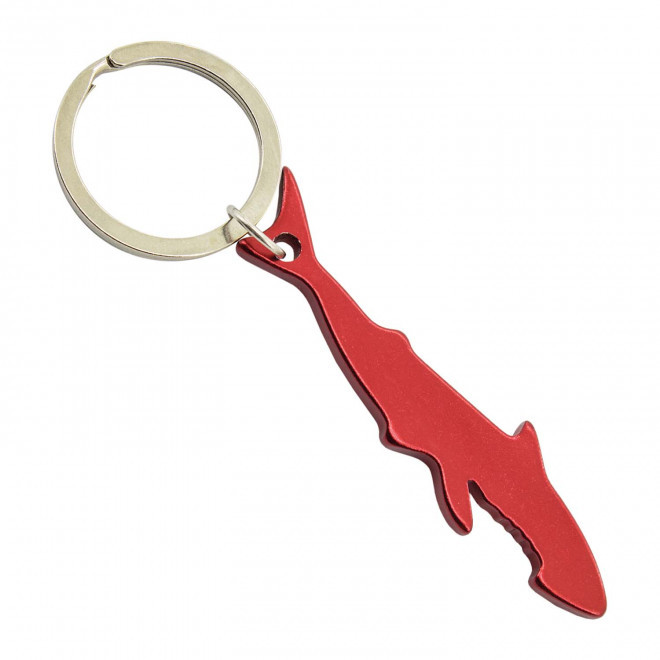 PORTE CLE DECAPSULEUR PERSONNALISABLE 'SHARKO' - rouge