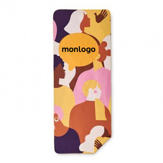 SERVIETTE PERSONNALISABLE 'POLLY 60x150' - blanc