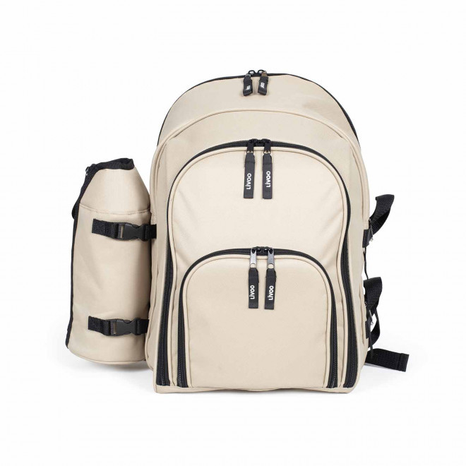 SAC A DOS PIQUE-NIQUE ISOTHERME PERSONNALISÉ LIVOO® 'TOFINO' - beige