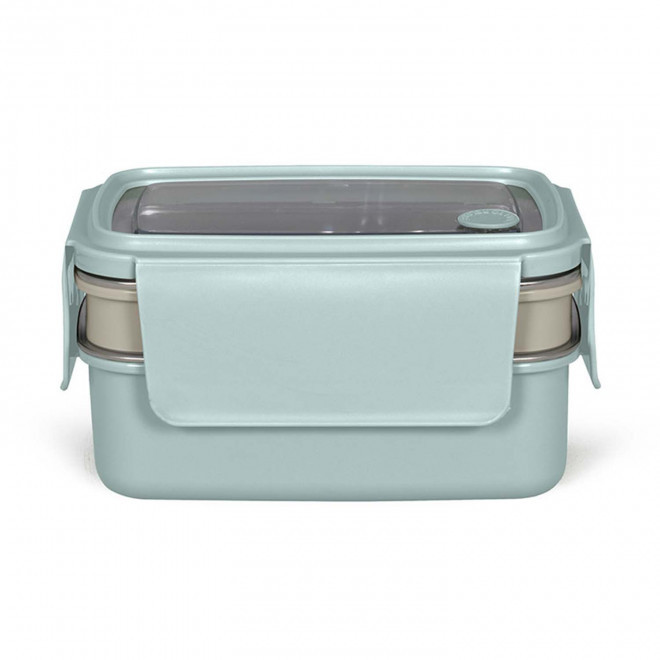 LUNCH BOX PUBLICITAIRE ISOTHERME LIVOO® 'ISOBOX' - bleu ciel