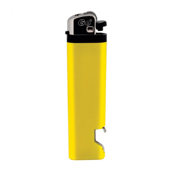 EXPRESS 72H - BRIQUET JETABLE DECAPSULEUR PUBLICITAIRE 'DRAGONI' - jaune