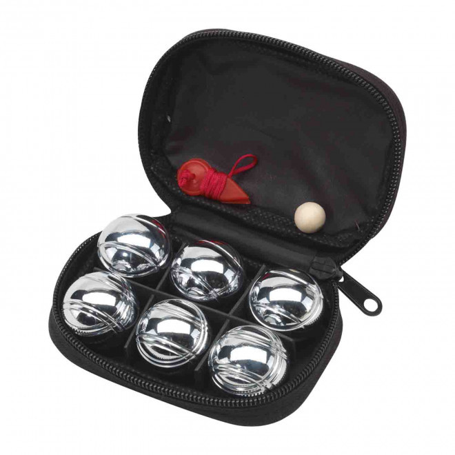 MINI JEU DE PETANQUE PERSONNALISABLE 'ESFERA' - noir