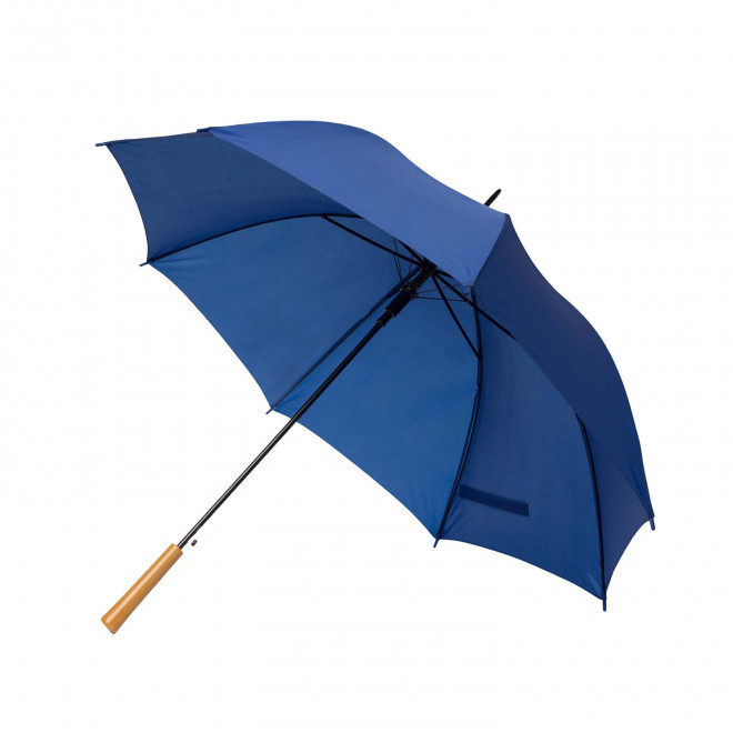 PARAPLUIE PERSONNALISABLE MANCHE DROIT AUTO 'ABERDEEN' - bleu