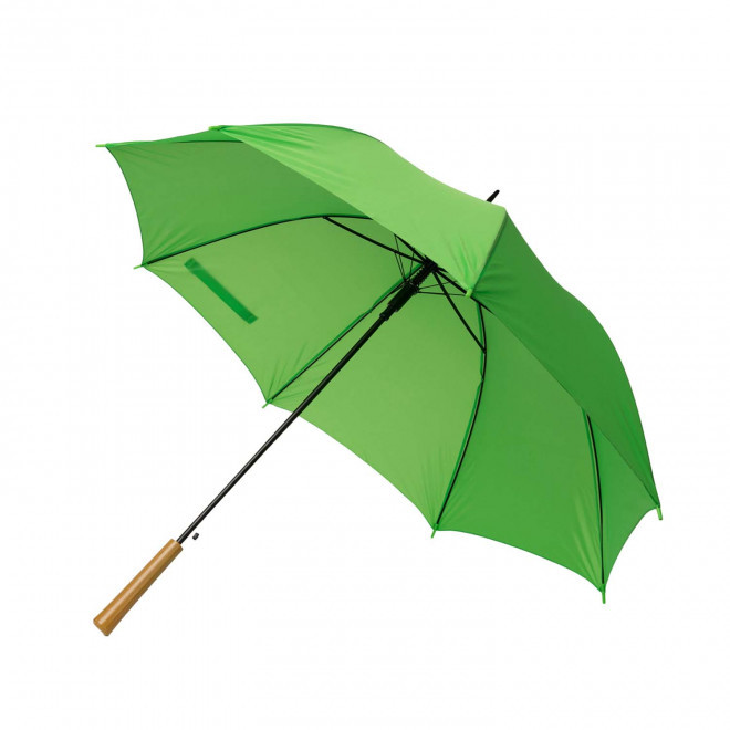 PARAPLUIE PERSONNALISABLE MANCHE DROIT AUTO 'ABERDEEN' - vert clair