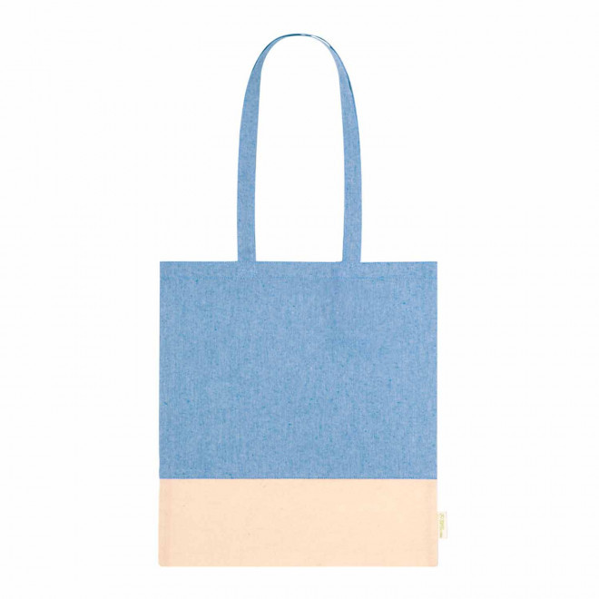 SAC SHOPPING RECYCLE PERSONNALISABLE 'FORCOLA' - bleu