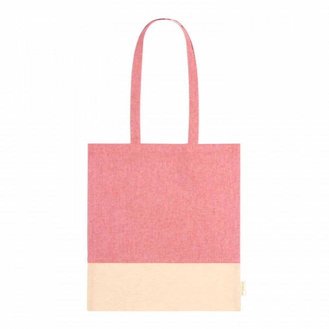 SAC SHOPPING RECYCLE PERSONNALISABLE 'FORCOLA' - rouge