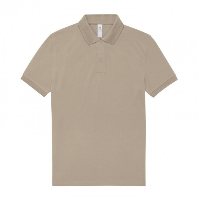POLO PERSONNALISABLE B&C HOMME 210G 'ADIMO' - beige