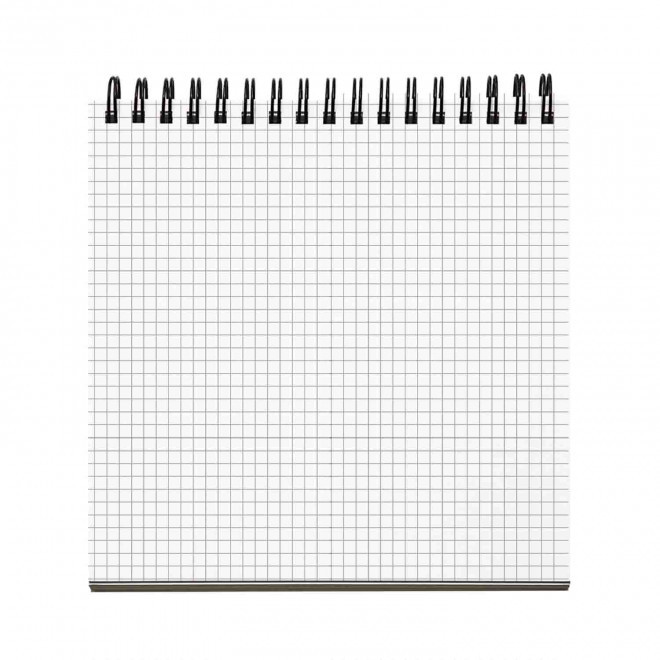 BLOC-NOTES SPIRALE CARRE PERSONNALISABLE 'SEDARI' 50PAGES - petit carreau