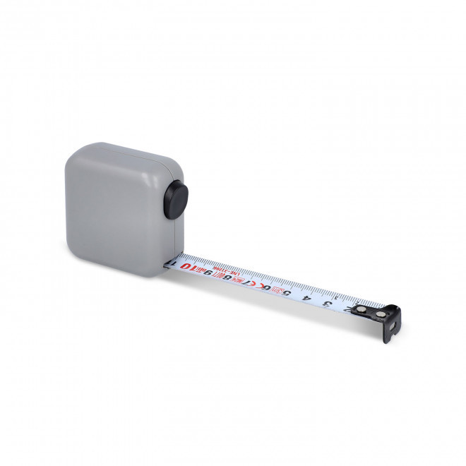 METRE RUBAN ABS 3 M PERSONNALISABLE 'TOLI' - gris