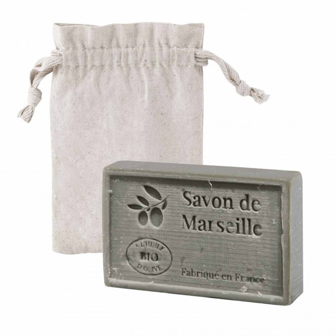 SAVON DE MARSEILLE 100GR PERSONNALISABLE 'HIUMA' - vert