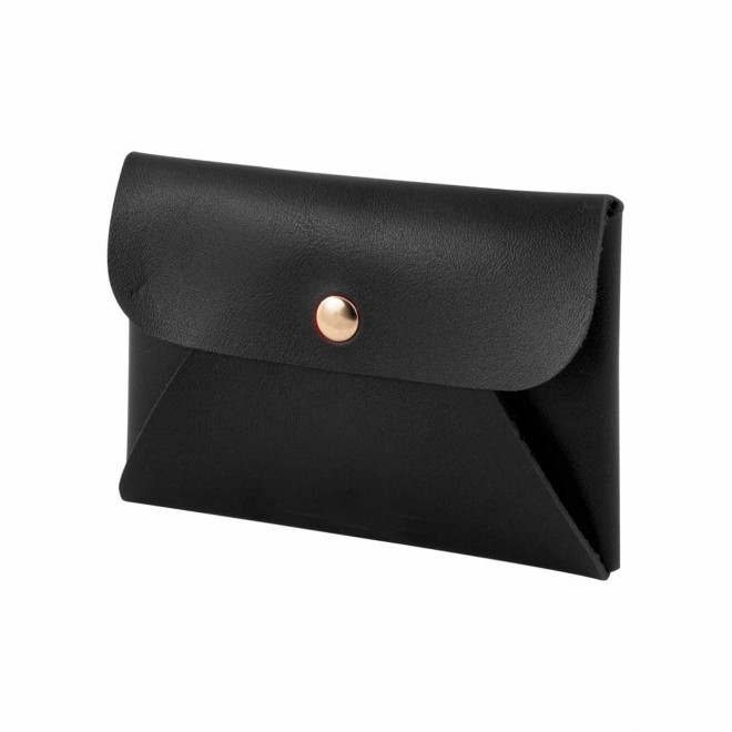 PORTE MONNAIE PERSONNALISABLE EN PU 'OKANO' - noir