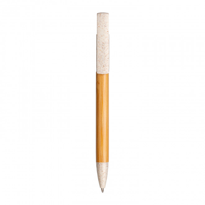 STYLO SUPPORT TEL PERSONNALISABLE 'ROBERTA BAMBOU' - beige
