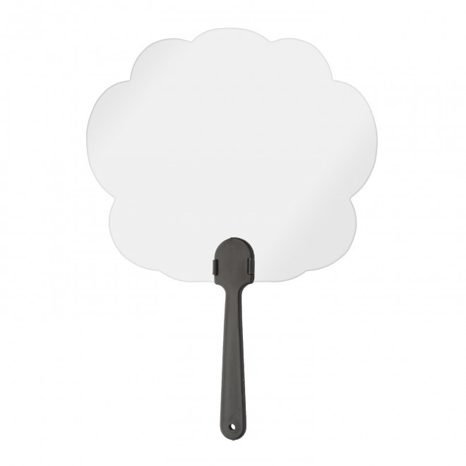 EVENTAIL PERSONNALISABLE PLASTIQUE 'DIGIBI CUSTOM' - noir